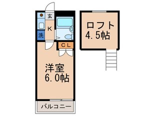 メゾンシェリ－の物件間取画像